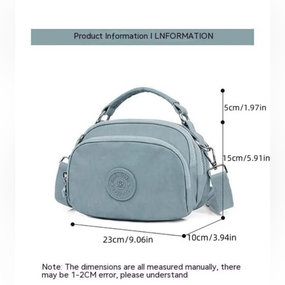 Nylon Fabric Lightweight Crossbody Bag - Picture 7 of 12